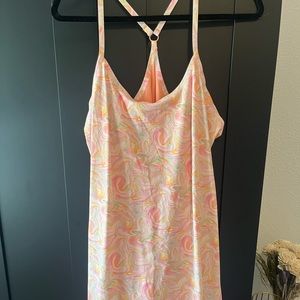 NWOT Outdoor Voices Athleisure Dress is psychedelic print LARGE